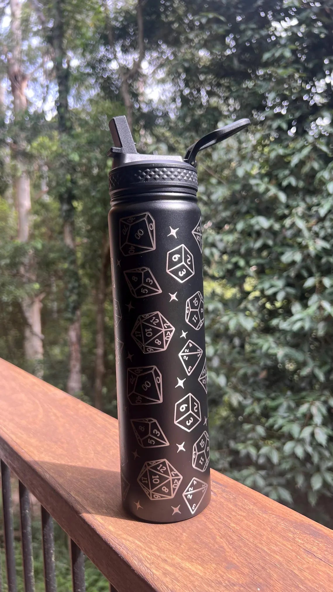 D&D Dice 32oz Insulated Water Bottle